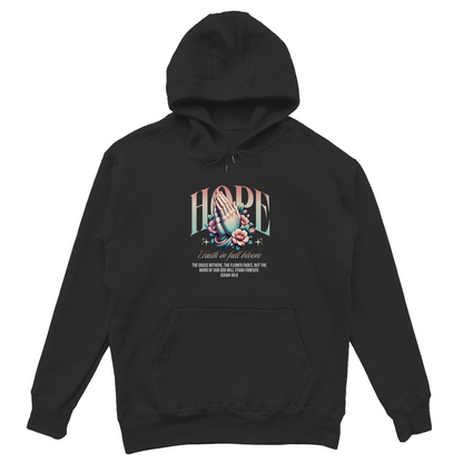 Hope Faith in full bloom - Christlicher Unisex Oversize Hoodie