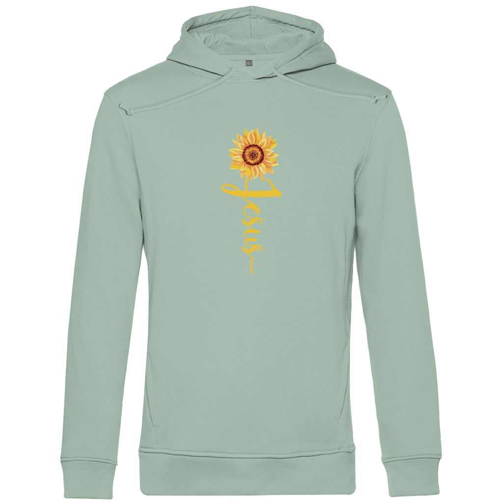 Jesus Sonnenblume Herren Premium Bio Hoodie