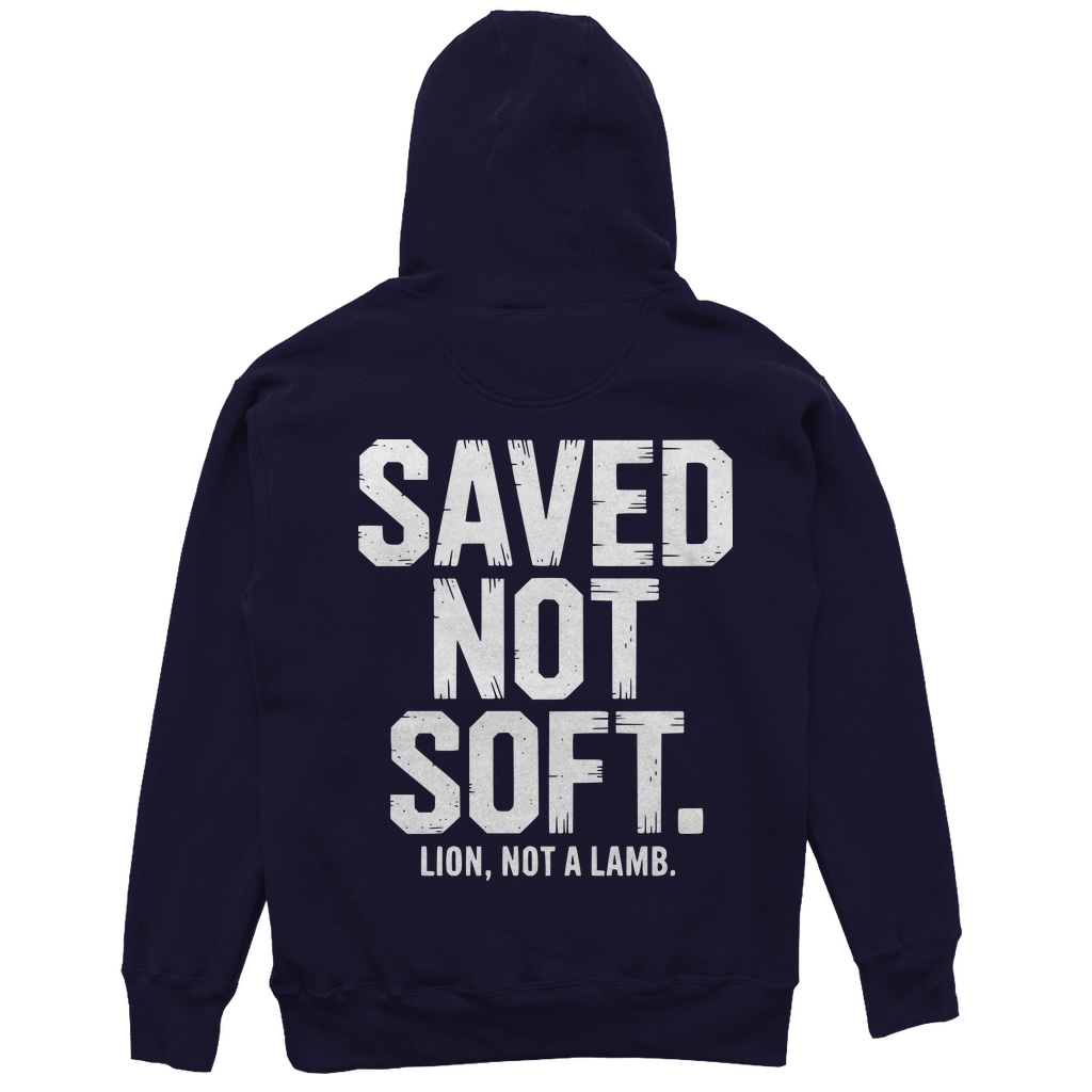 Saved not Soft - - Christlicher Unisex Oversize Hoodie
