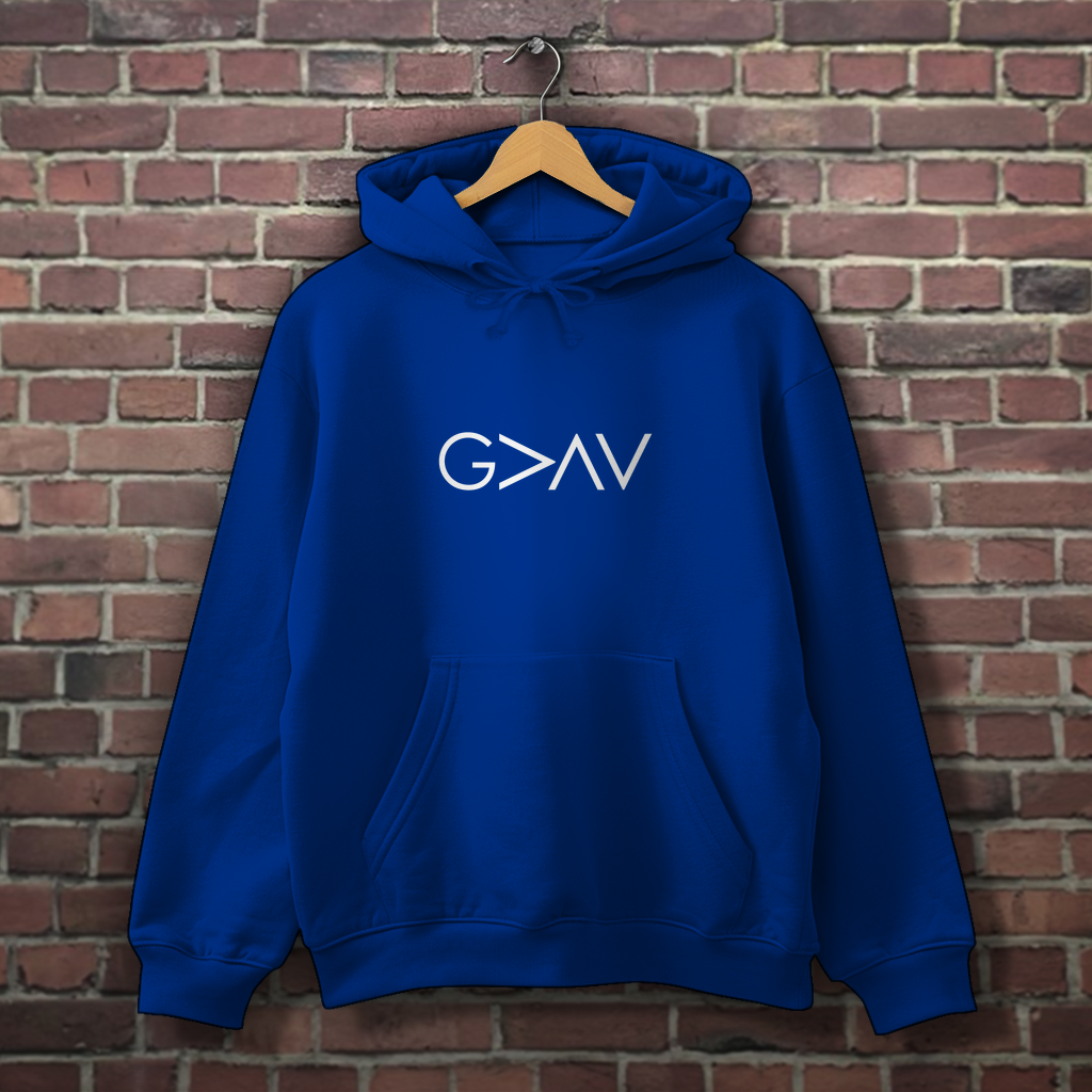 God is Greater Than The Highs - Christlicher Herren Hoodie