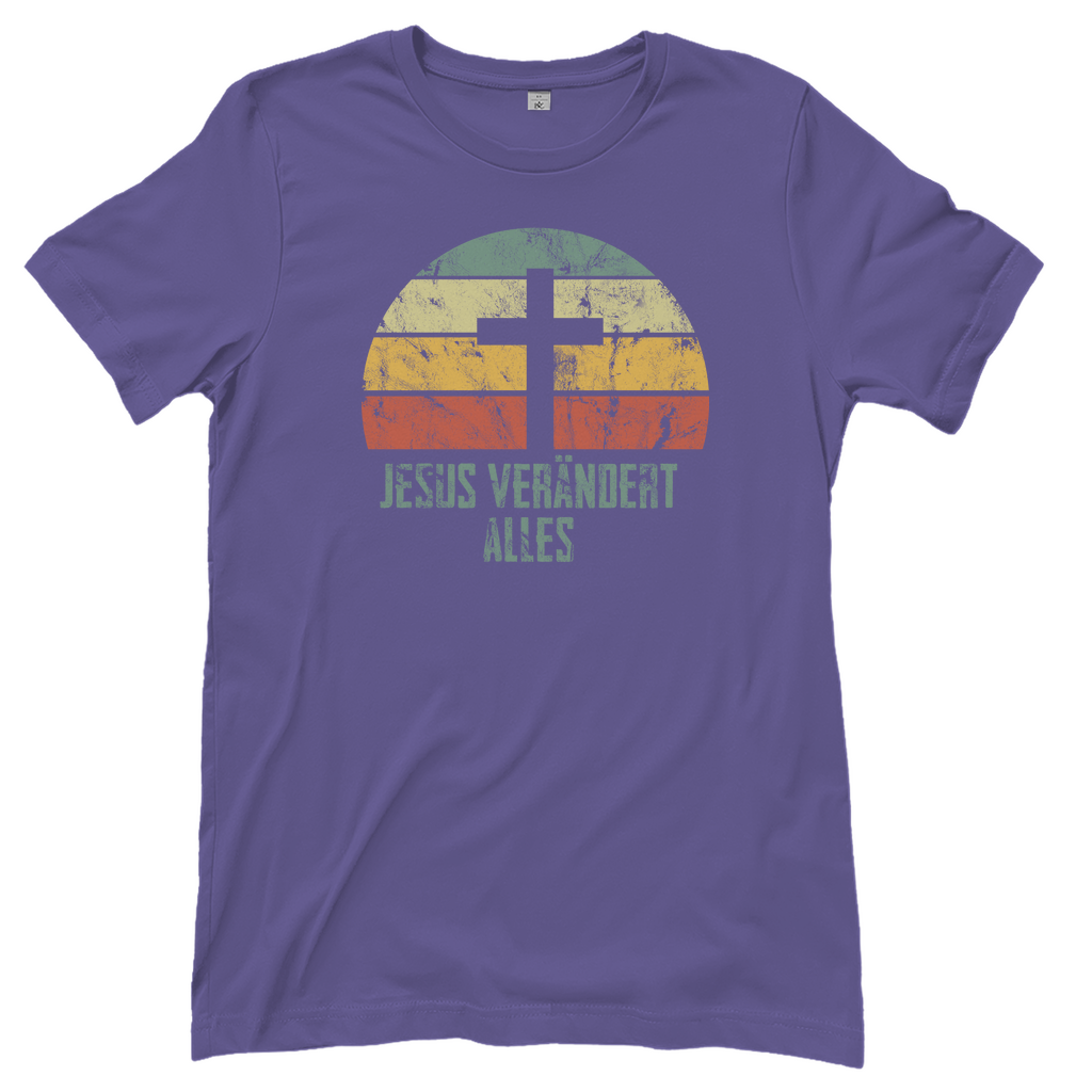 Jesus verändert alles Rose Damen T-Shirt