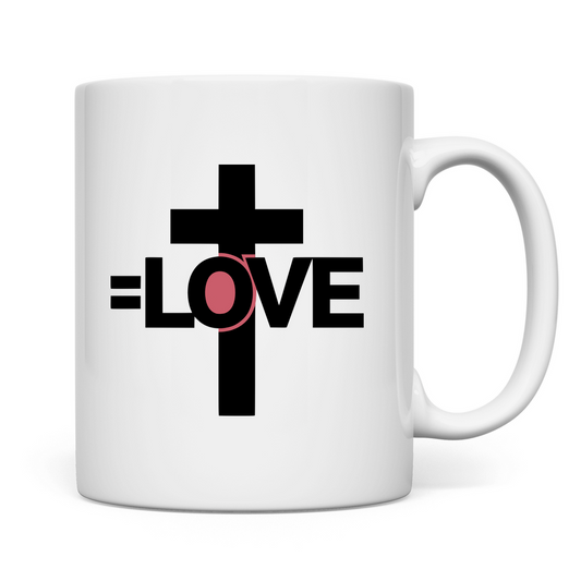 Cross Love christliche Tasse