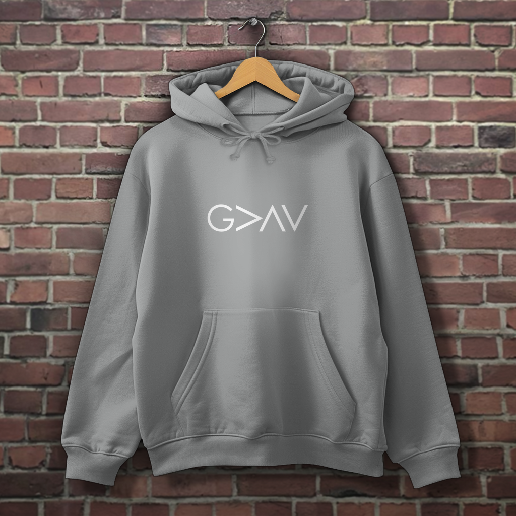 God is Greater Than The Highs - Christlicher Herren Hoodie