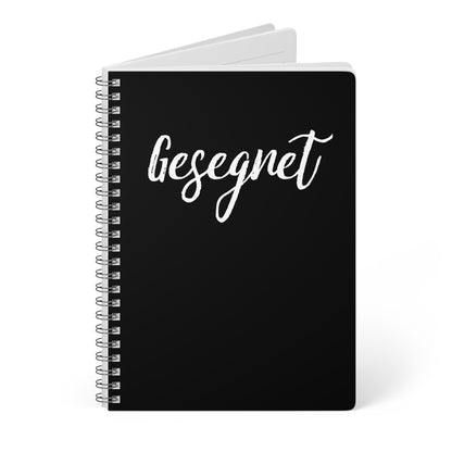 Gesegnet | Christliches Notizbuch Schwarz | Christliche Geschenke | Gesegnet