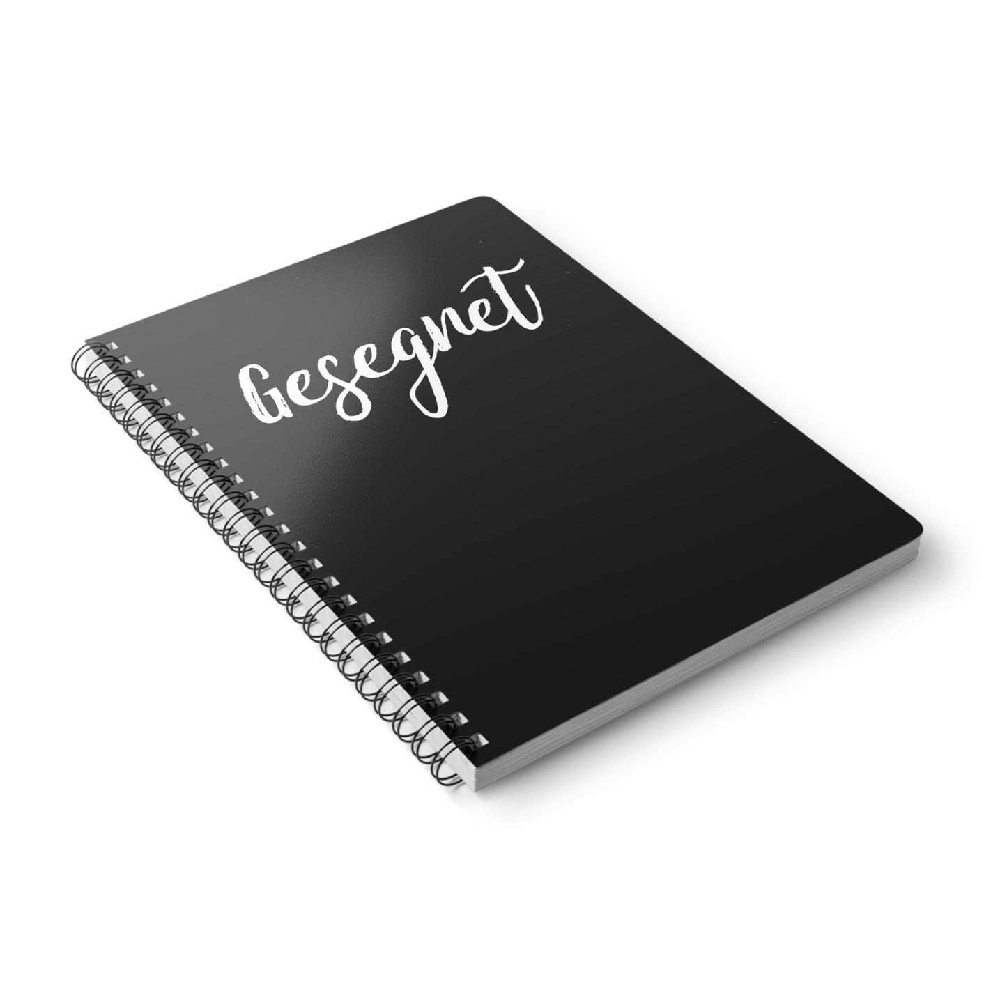Gesegnet | Christliches Notizbuch Schwarz | Christliche Geschenke | Gesegnet