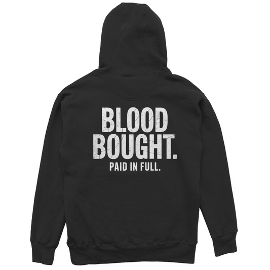 Blood Bought Paid in Full - Christlicher Unisex Oversize Hoodie