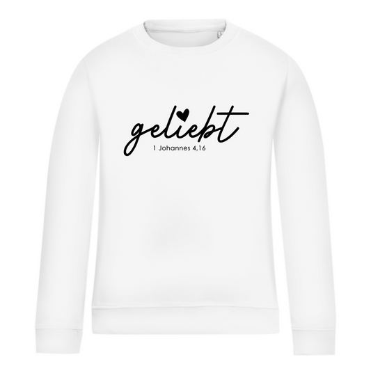 Geliebt Johannes 4,16 Damen Sweatshirt