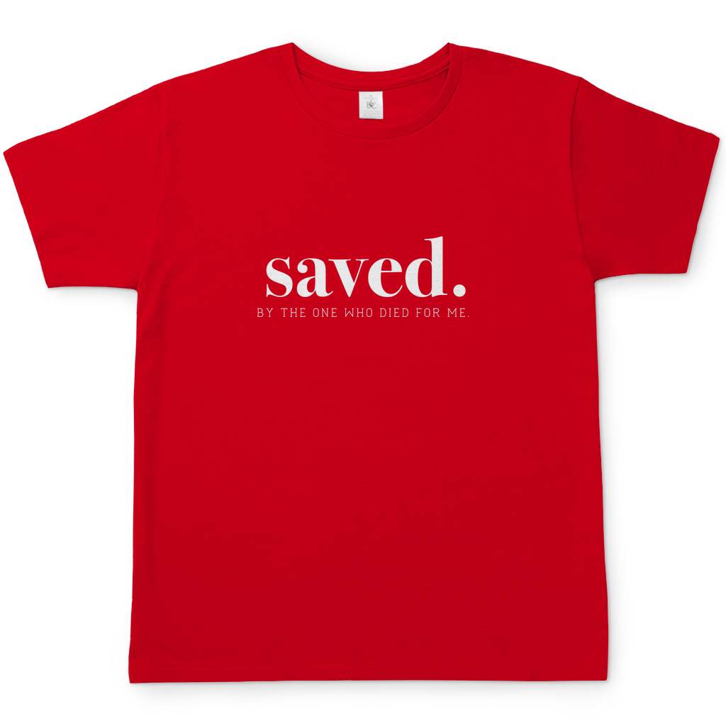 Saved christliches Herren T-Shirt