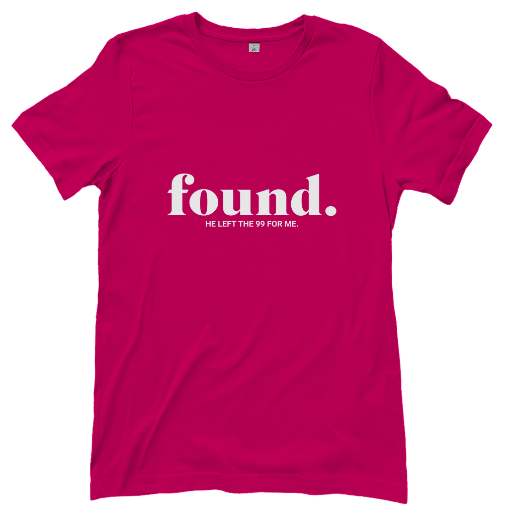 Found he left the 99 for me christliches Damen T-Shirt
