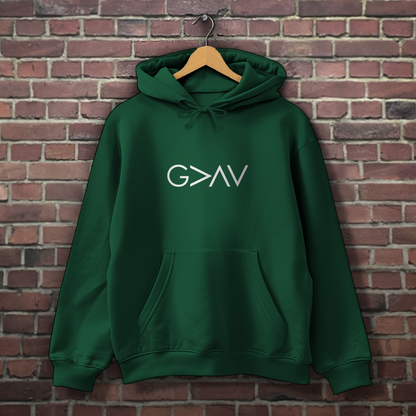 God is Greater Than The Highs - Christlicher Herren Hoodie