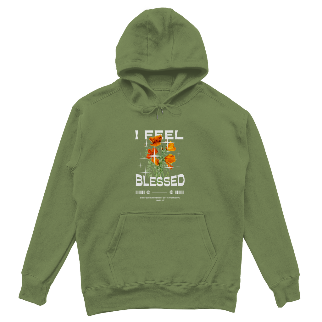 I feel blessed - Christlicher Unisex Oversize Hoodie