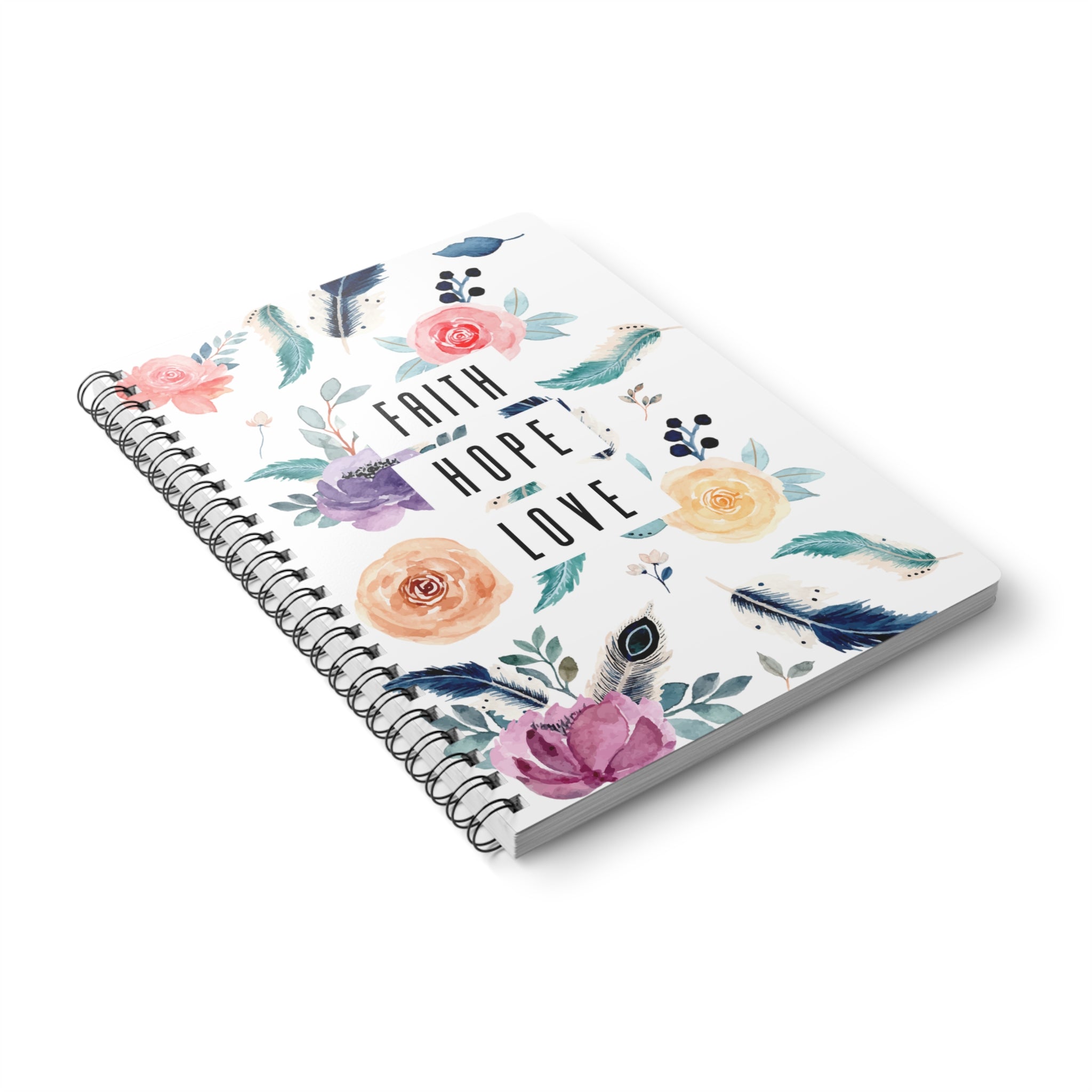 Faith Hope Love Notizbuch Ringbindung A5