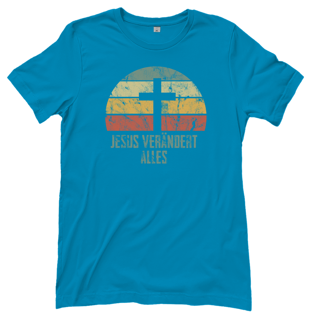 Jesus verändert alles Rose Damen T-Shirt