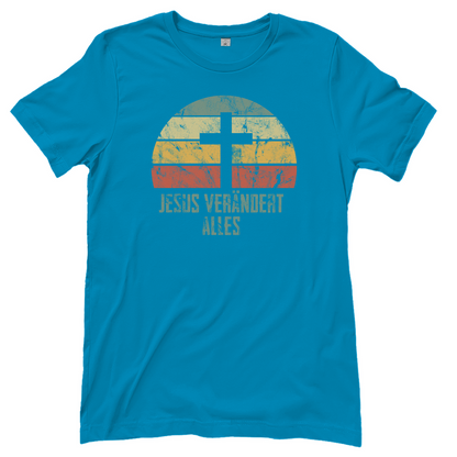 Jesus verändert alles Rose Damen T-Shirt