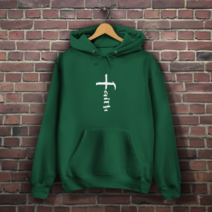 Faith Kreuz - Christlicher Damen Hoodie