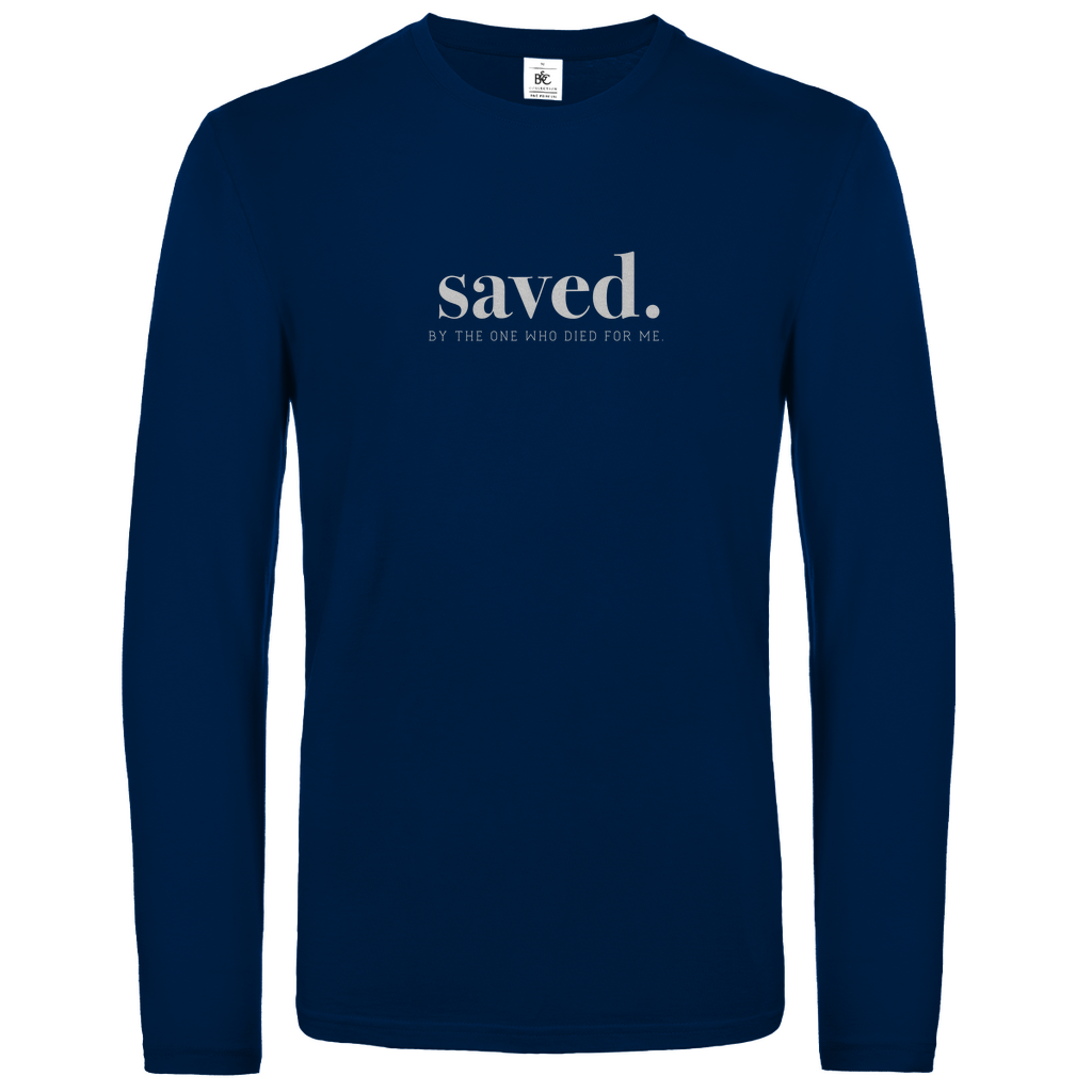 Saved christliches Unisex Langarmshirt