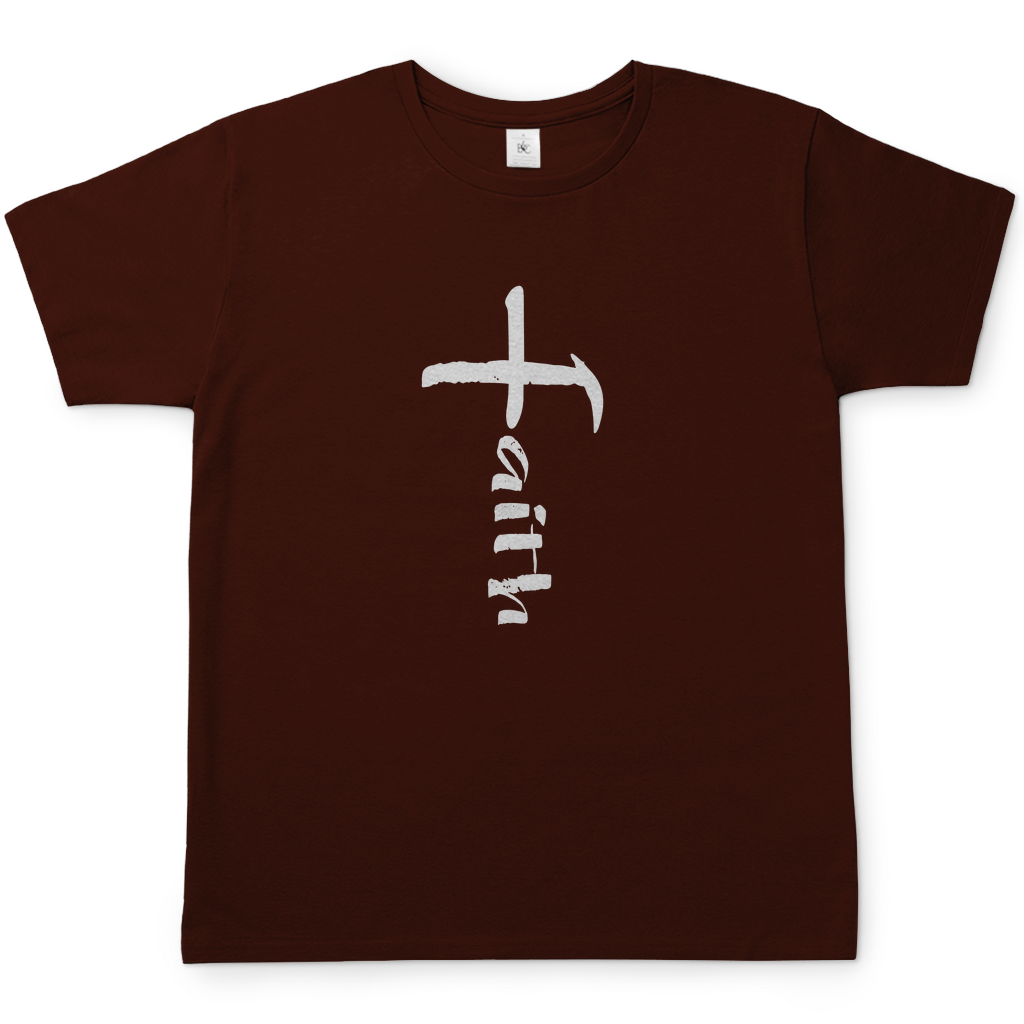 Faith Kreuz christliches Herren T-Shirt