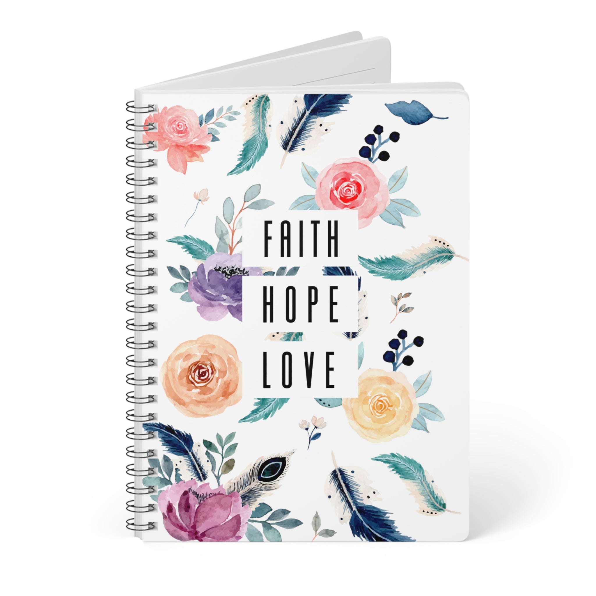 Faith Hope Love Notizbuch Ringbindung A5