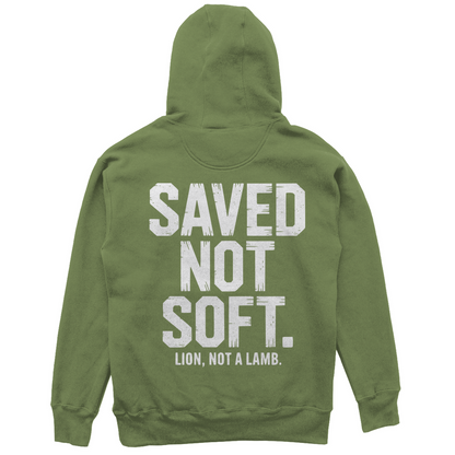 Saved not Soft - - Christlicher Unisex Oversize Hoodie