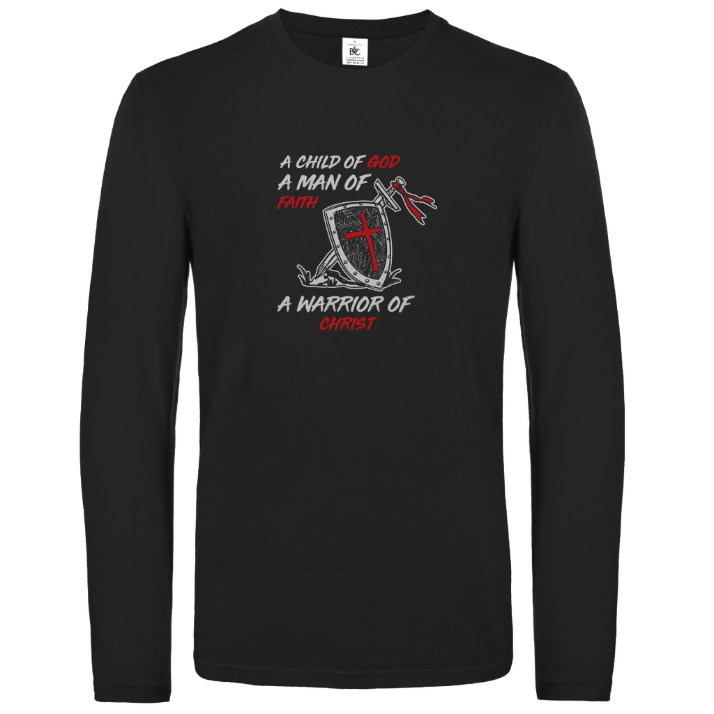 Child of God Man of Faith christliches Unisex Langarmshirt