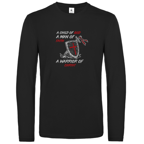 Child of God Man of Faith christliches Unisex Langarmshirt