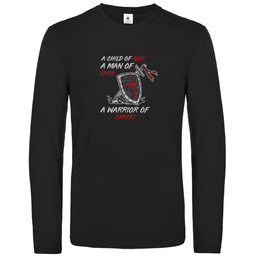 Child of God Man of Faith christliches Unisex Langarmshirt
