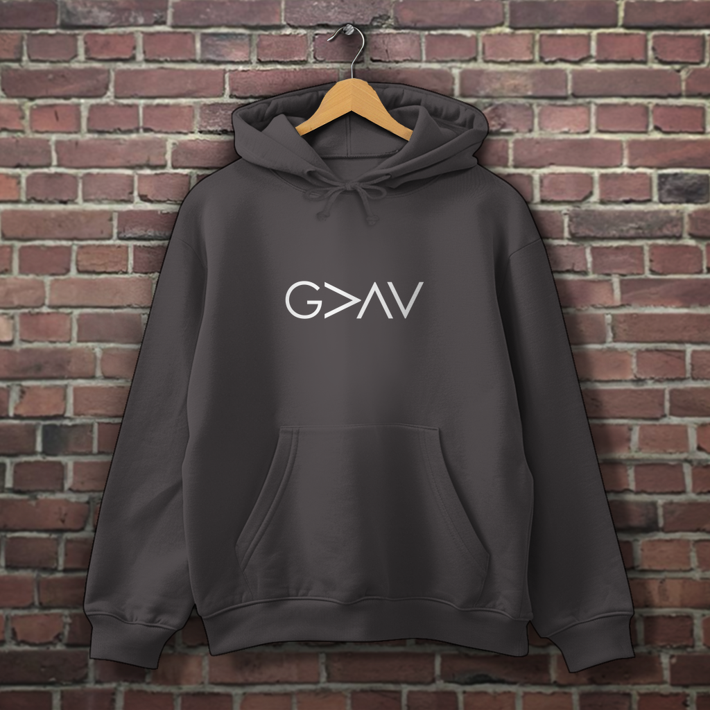 God is Greater Than The Highs - Christlicher Herren Hoodie
