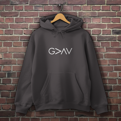 God is Greater Than The Highs - Christlicher Herren Hoodie