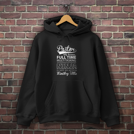 Fulltime Ninja Pastor - Christlicher Herren Hoodie