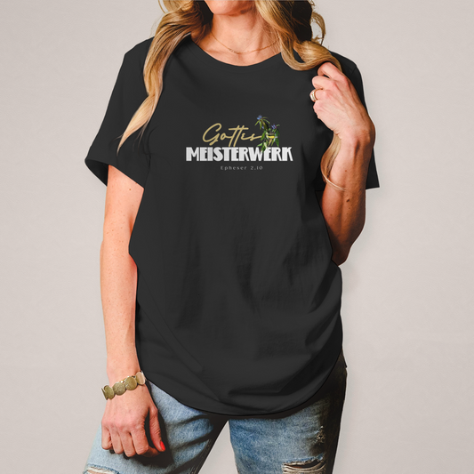 Gottes Meisterwerk | Christliches T-Shirt Damen | Christliche T-Shirts Damen | Gesegnet