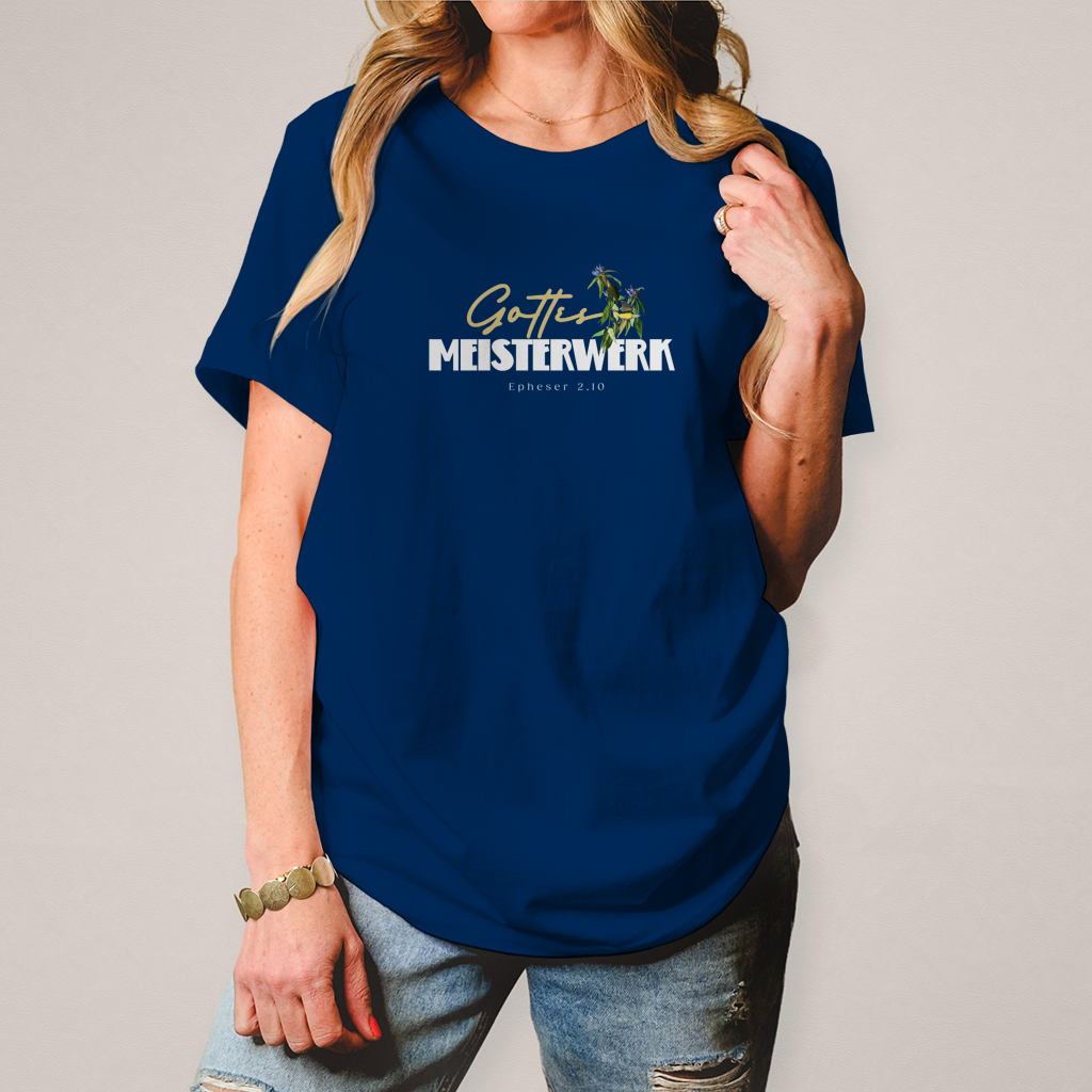 Gottes Meisterwerk | Christliches T-Shirt Damen | Christliche T-Shirts Damen | Gesegnet