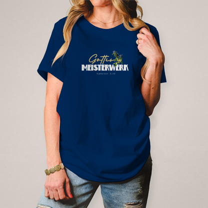 Gottes Meisterwerk | Christliches T-Shirt Damen | Christliche T-Shirts Damen | Gesegnet