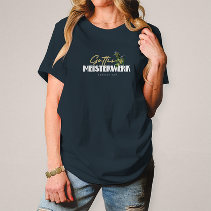 Gottes Meisterwerk | Christliches T-Shirt Damen | Christliche T-Shirts Damen | Gesegnet