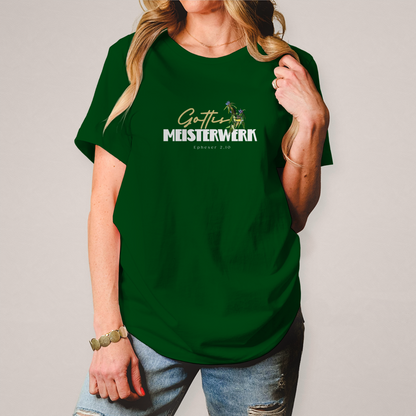 Gottes Meisterwerk | Christliches T-Shirt Damen | Christliche T-Shirts Damen | Gesegnet