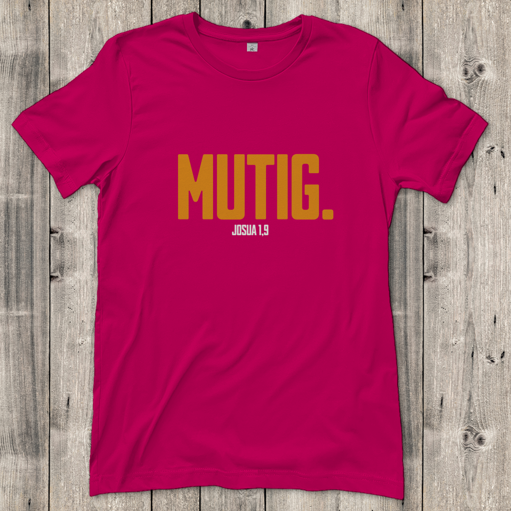 Mutig | Christliches T-Shirt Damen | Christliche T-Shirts Damen | Gesegnet