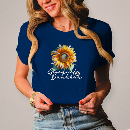 Gesegnet & Dankbar | Christliches T-Shirt Damen | Christliche T-Shirts Damen | Gesegnet