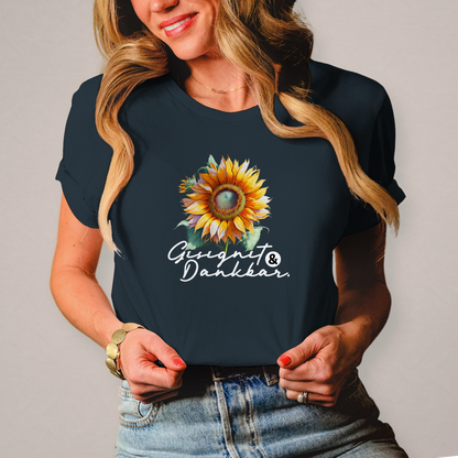Gesegnet & Dankbar | Christliches T-Shirt Damen | Christliche T-Shirts Damen | Gesegnet