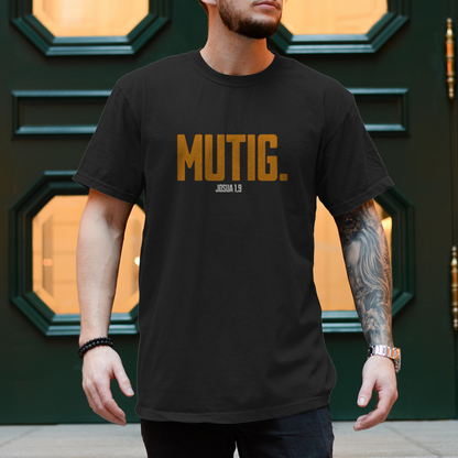 Mutig | Christliches T-Shirt Herren | Christliche T-Shirts | Gesegnet