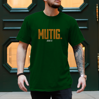 Mutig | Christliches T-Shirt Herren | Christliche T-Shirts | Gesegnet