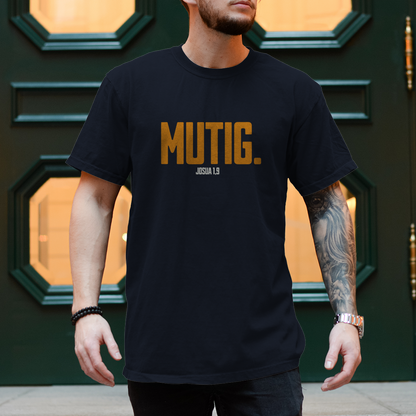 Mutig | Christliches T-Shirt Herren | Christliche T-Shirts | Gesegnet