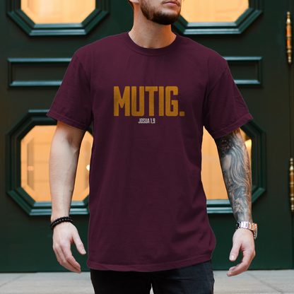 Mutig | Christliches T-Shirt Herren | Christliche T-Shirts | Gesegnet