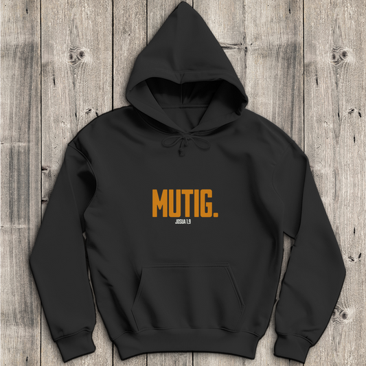 Mutig | Christlicher Hoodie Herren | Christliche Hoodies | Gesegnet