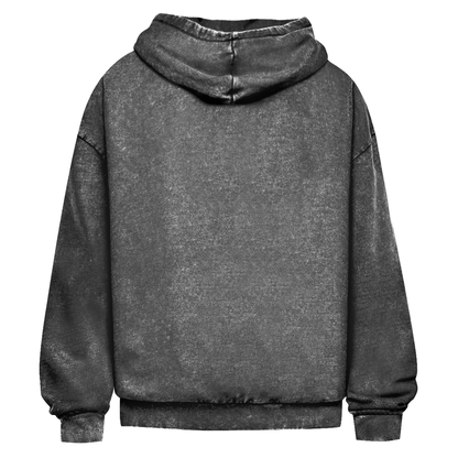 Stark durch Ihn | Christlicher Oversize Washed Hoodie | Christliche Hoodies | Gesegnet