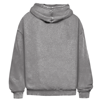 Stark durch Ihn | Christlicher Oversize Washed Hoodie | Christliche Hoodies | Gesegnet