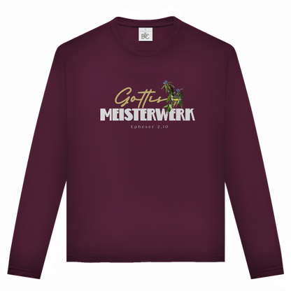 Gottes Meisterwerk | Christliches Langarmshirt Unisex | Christliche Kleidung | Gesegnet
