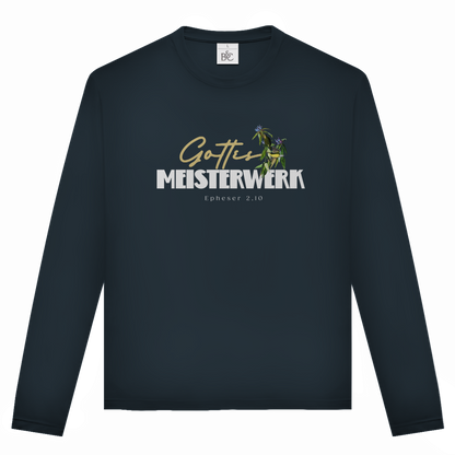 Gottes Meisterwerk | Christliches Langarmshirt Unisex | Christliche Kleidung | Gesegnet