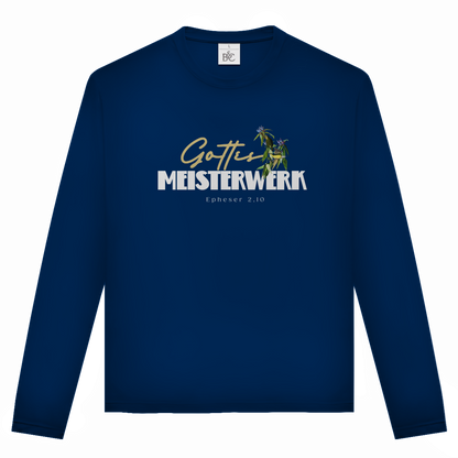 Gottes Meisterwerk | Christliches Langarmshirt Unisex | Christliche Kleidung | Gesegnet