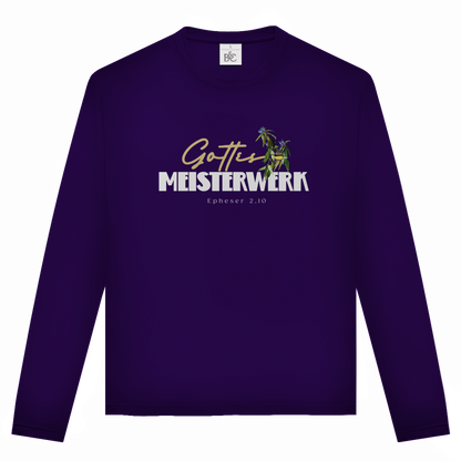 Gottes Meisterwerk | Christliches Langarmshirt Unisex | Christliche Kleidung | Gesegnet