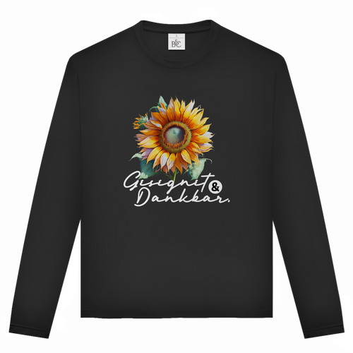 Gesegnet & Dankbar | Christliches Langarmshirt Unisex | Christliche Kleidung | Gesegnet