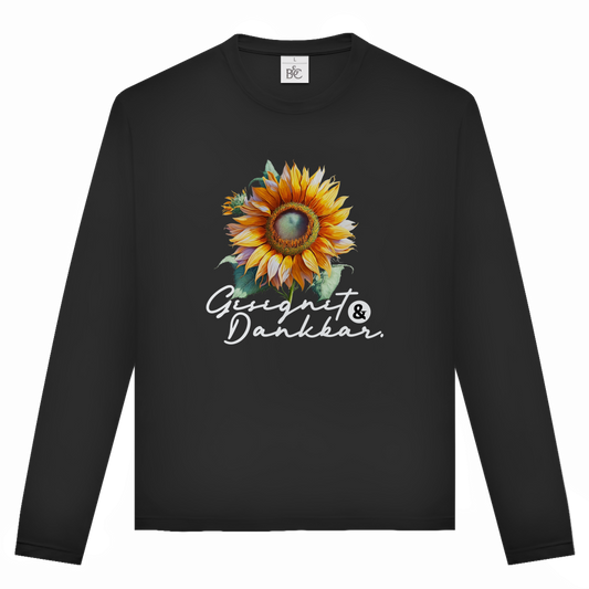 Gesegnet & Dankbar | Christliches Langarmshirt Unisex | Christliche Kleidung | Gesegnet